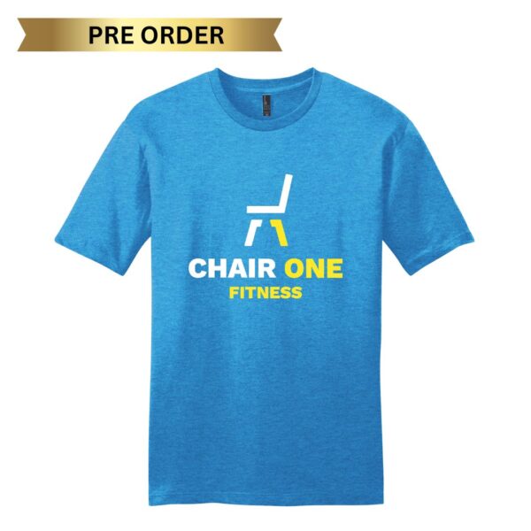 Chair One Fitness Blue and Yellow Shirt