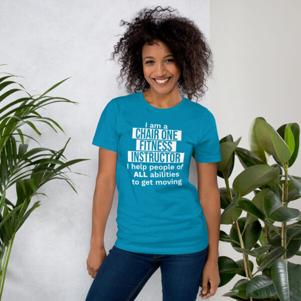 Chair One Fitness – I Provide Tee - Aqua