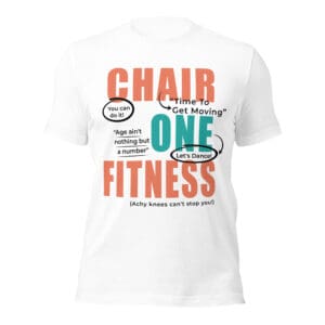 Chair One Fitness – Catchphrases Tee - White