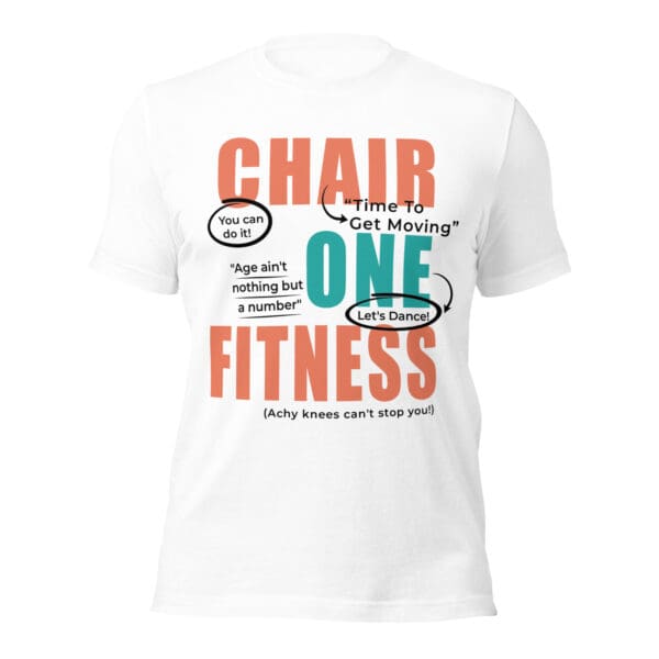 Chair One Fitness – Catchphrases Tee - White